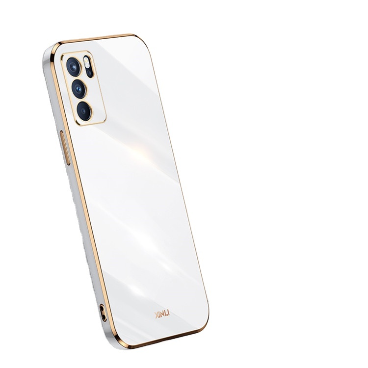 Soft Gold Plated Electroplated TPU Cell Phone Case For OPPO Reno 6/6Pro/6Pro+ Phone Cover