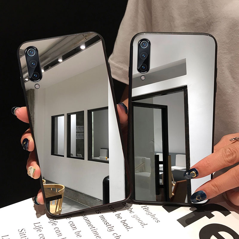 Mirror Phone Case for Samsung A50 A70 A40 A31 A30 A20 A21S Soft Cover for Galaxy J8 J6 J4 A8 Plus S8 S9 S10 Plus S10e Case Coque