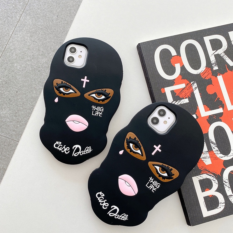 Hot Sale Cartoon Cool Black Widow Design Phone Case for iPhone 13 Creative Fashion Soft Cover for iPhone 12/11/6/7/8/X/XR/XS/MAX