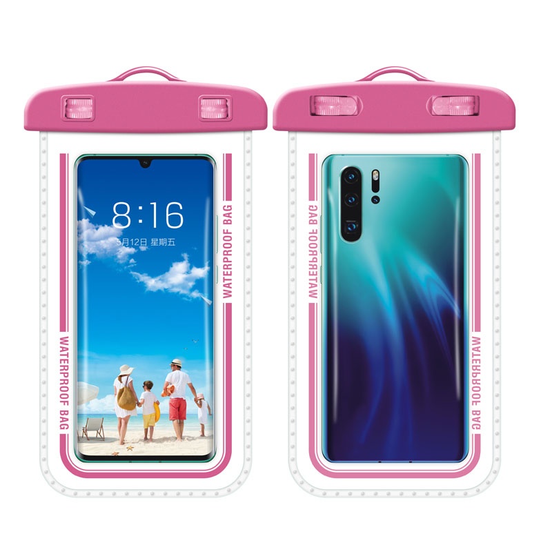 Waterproof Cell Phone Case luminous airbag Floating Waterproof Cell Phone Pouch Universal Tpu Clear Water Phone Waterproof Case