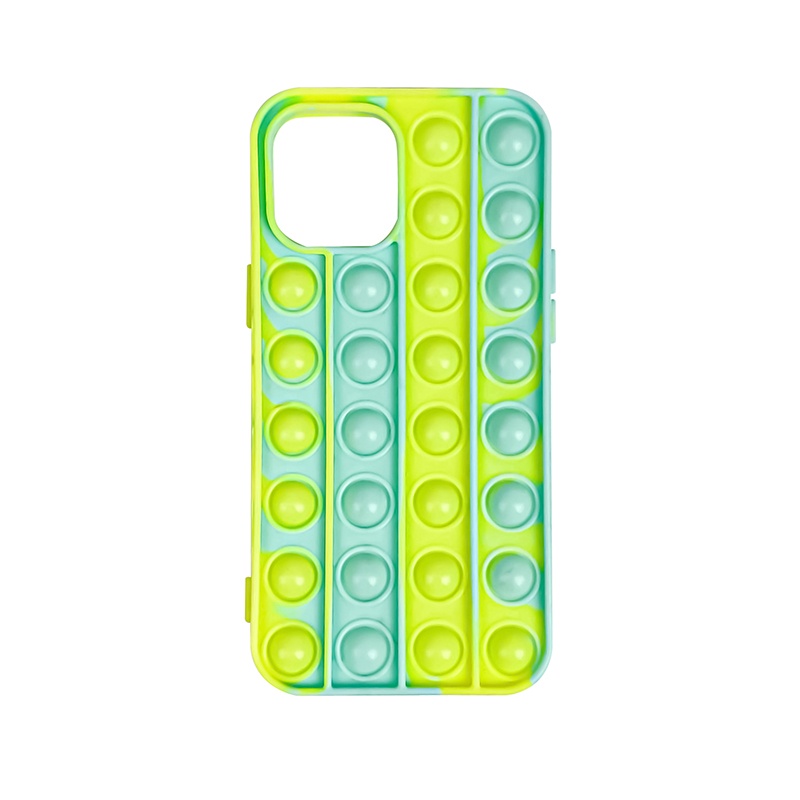 New Arrival Fidget Toy Phone Case Simple Dimple Silicone Phone Case Stress Fidget Phone Case for iPhone 12 and 12 pro max