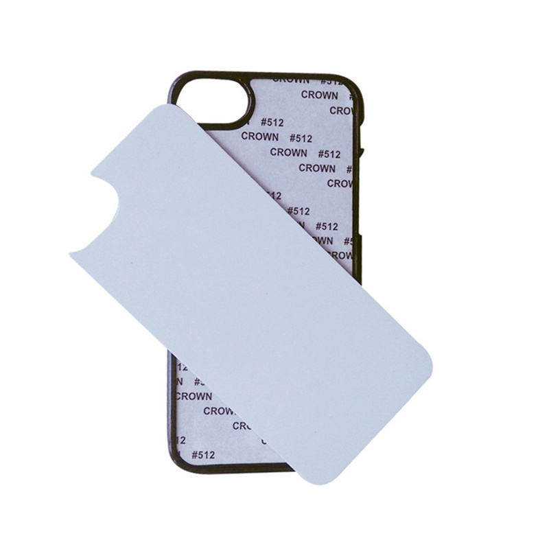 Sublimation 2D Hard Plastic Phone Case with Aluminum Sheet for iPhone 7