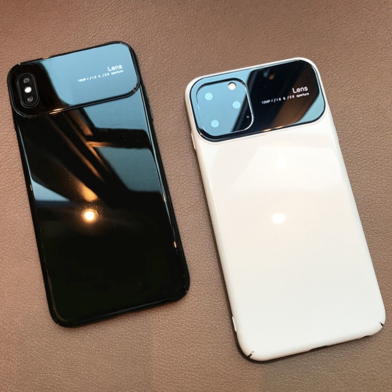 Luxury Lens PC Phone Case For iPhone 13 12 Pro Max XSmax XS XR X 8 7Plus Ultra-thin Mirror Protection Cover Coque Funda Shell