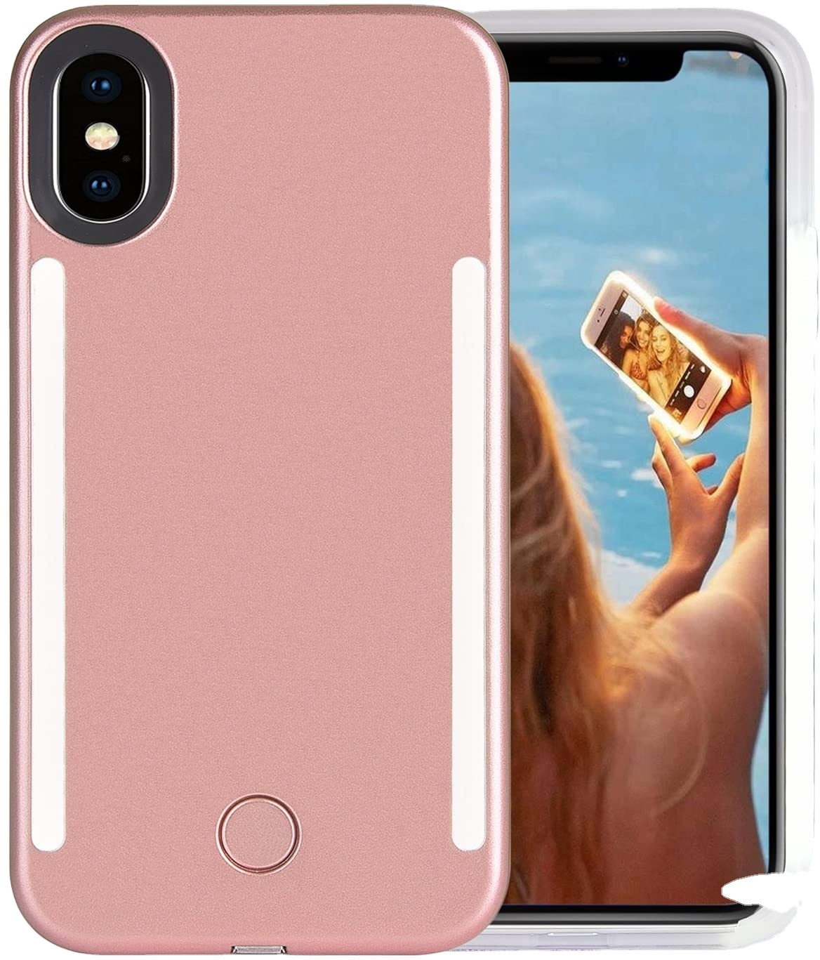 KINGSATR OEM Cell Phone Selfie Illuminated LED Light Up Phone Case