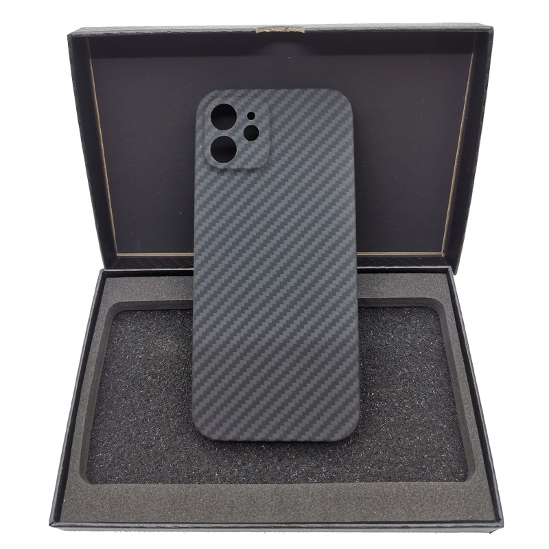 Hot sale New products  3K twill aramid fiber phone case for 12pro/12/12 mini/12 pro max carbon fiber cell phone case