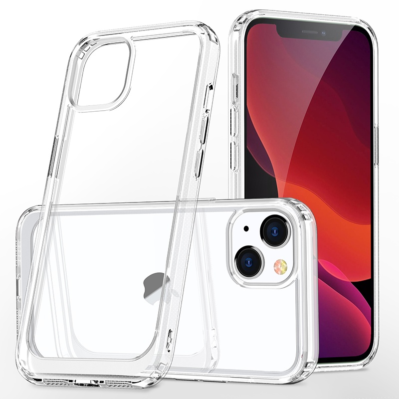 New Craft TPU+PC Combo Shockproof Case Transparent Cover Clear Phone Case for iPhone 12 13 Pro Max 11 X Xr Xs Max