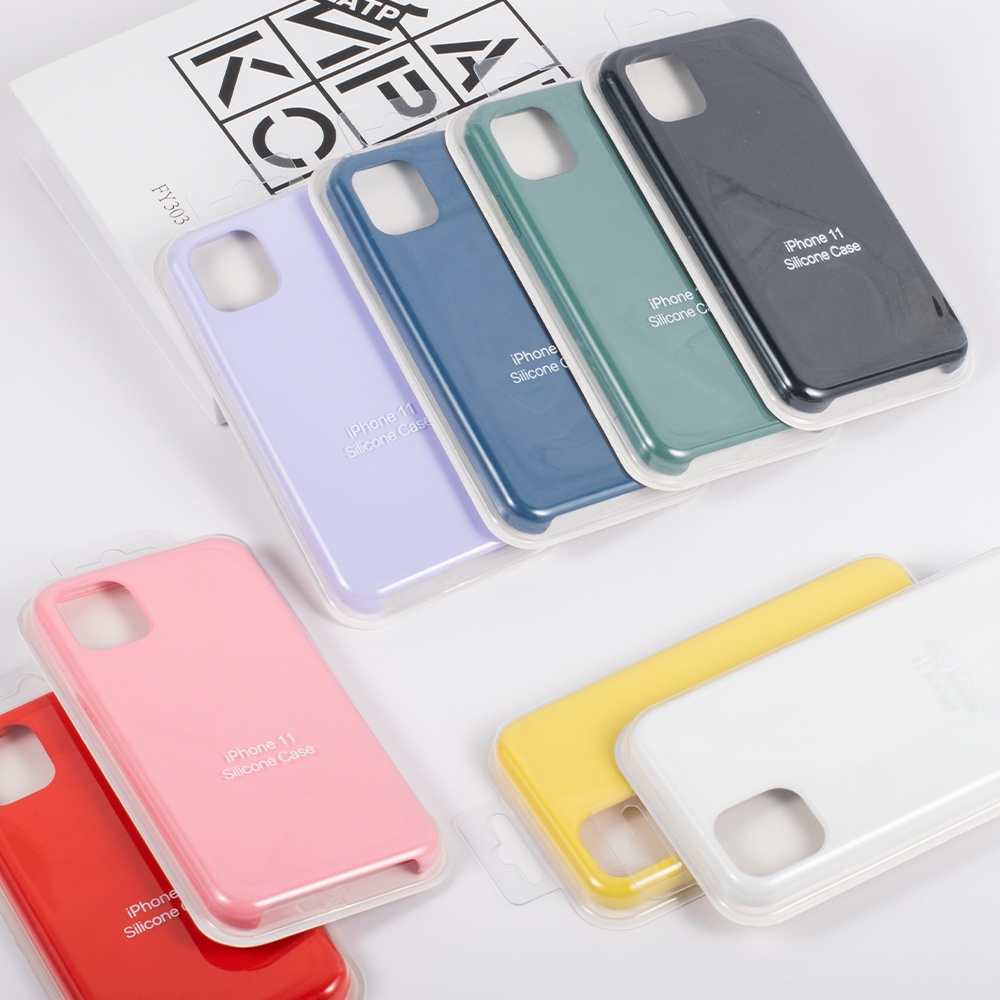 Shockproof Soft Silicone Liquid Cover Waterproof Phone Case For Iphone 6 7 8 X 11 12 13 Pro Max Logo with Package Mobile Coque