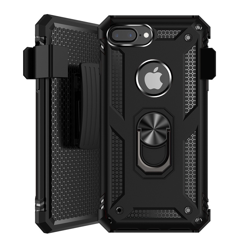 Hard case car mount ring holder kickstand shockproof protective phone case for iPhone XS and other model