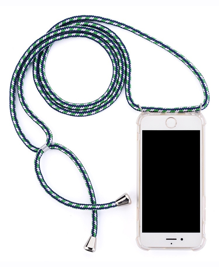 For Iphone 12 Case Mobile Phone Case Strap Cord Chain Lanyard Necklace Carry Cover Case For Iphone12 11 Pro Max Cover