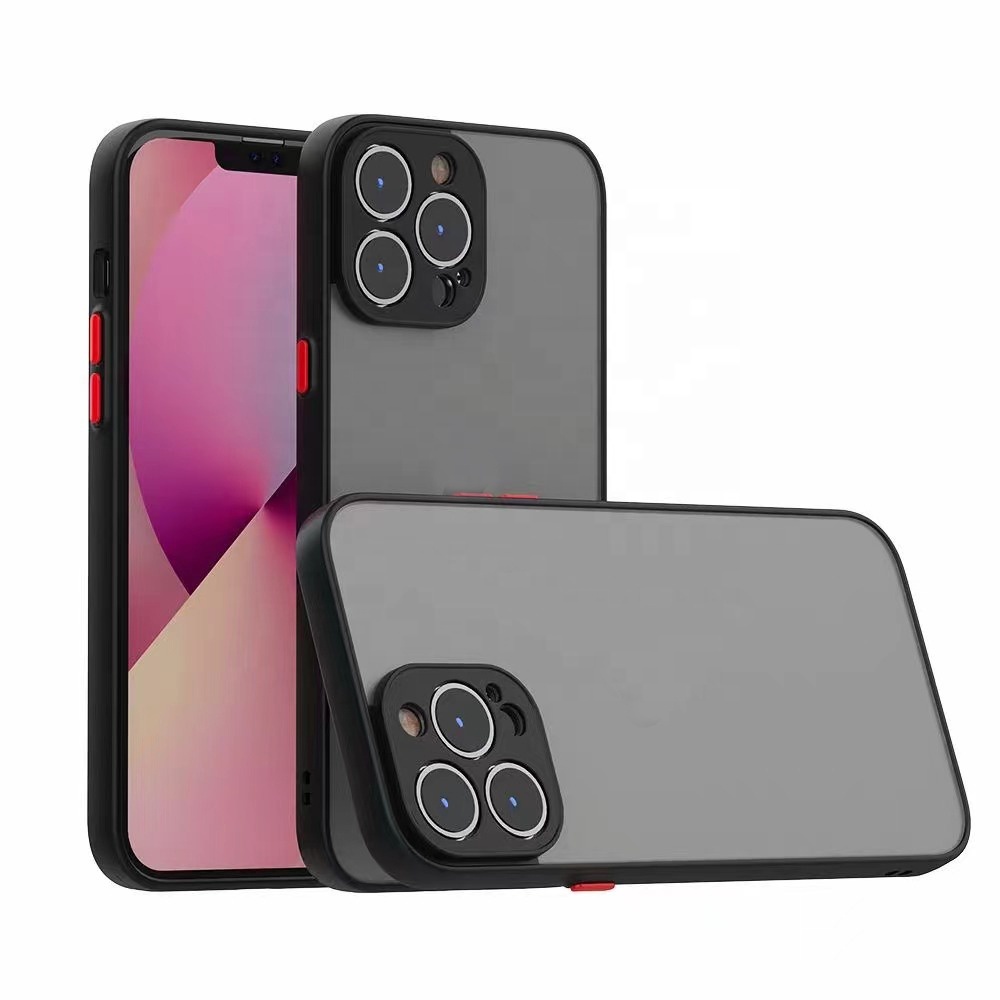 Shockproof Matte Silicone Phone Case For Iphone 13 Pro Max Back Cover Coque