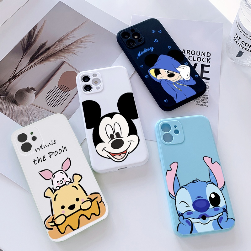 Popular style Phone Case for iPhone 13 12 11 Pro Xs X XR Max 8 7 SE Mini Silicone Cases Soft Black Cover with Cloth