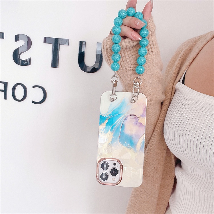 Wrist Strap protective casing phone case For Iphone ,Girl tpu case cover for iphone