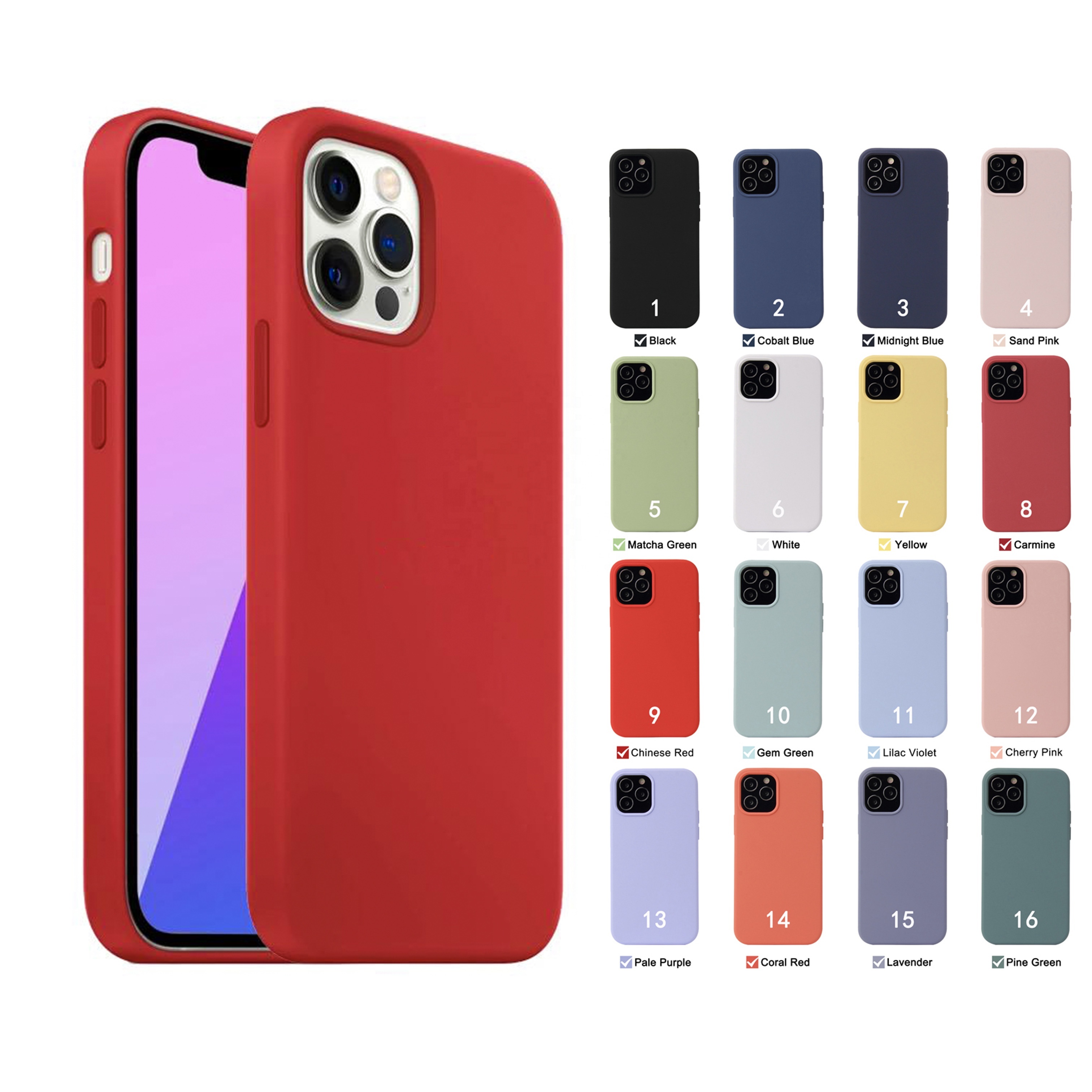 ultra thin luxury liquid silicone custom slim classic phone case for iphone 13 pro max 12 silicone case