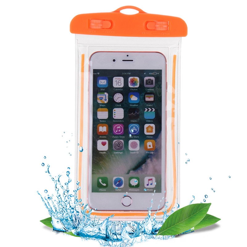Waterproof Case For Phone Luminous Swimming Bags Underwater Phone Case For Seaside Vacation