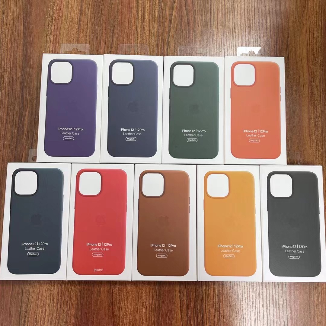 New Arrival PU mag safe cover microfiber wireless charging magnetic mobile cases for iphone 12 13 magnetic leather phone case