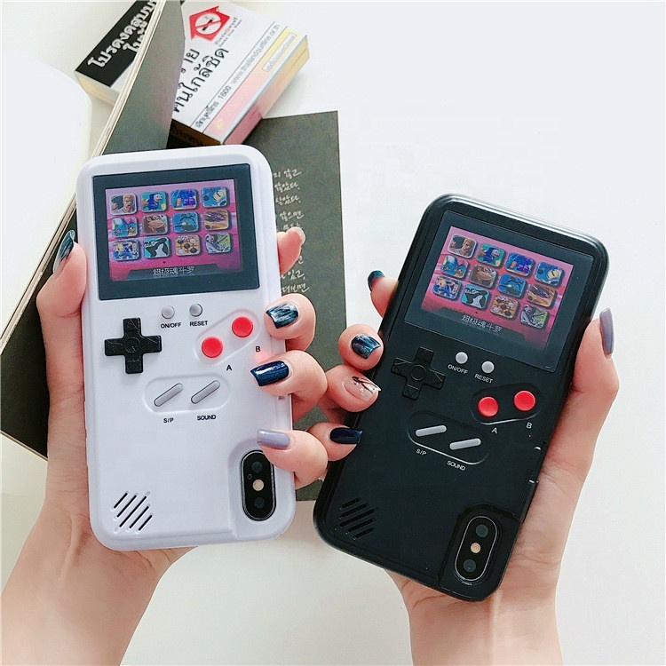 2021 Universal Color Screen Handheld 36 Kinds Classic Cell Mobile Gaming Console Player Video Retro Game Phone Case
