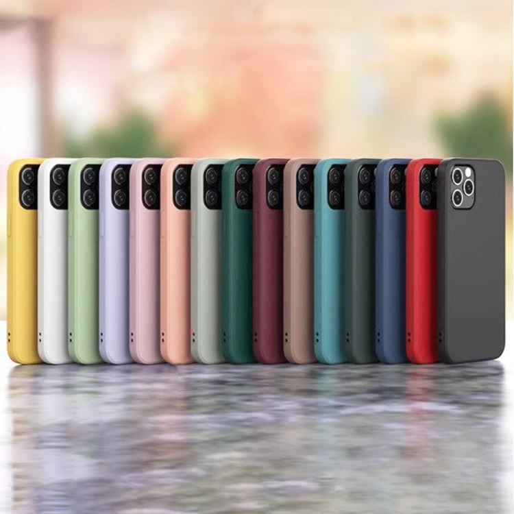 For iPhone 13 Case,Candy Micro Matte Frost Mobile Phone Case for iPhone 12 Pro Max X/XS 7/8 Silicone tpu Case Hot sale Products