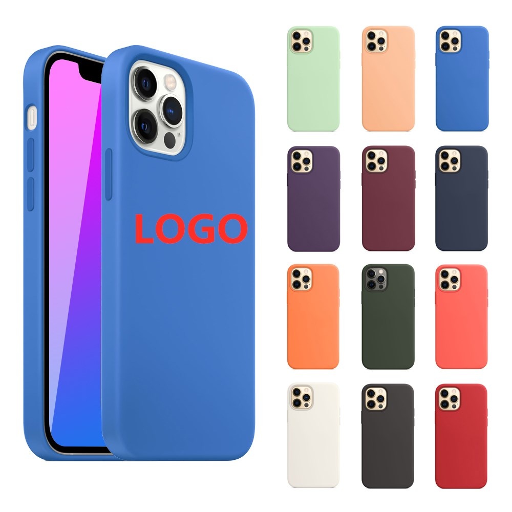 Liquid Silicone phone case for iphone 12 13 pro max mobile cell phone original designer luxury case For iphone 11 Xs XR 687