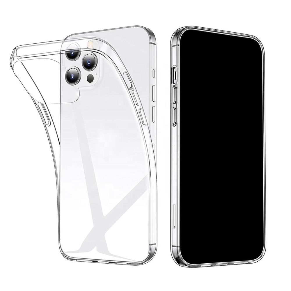 Wholesale Phone Case for iPhone Transparent 13 12 11 X 8 7 Case TPU Ultra Thin Protection Soft slim
