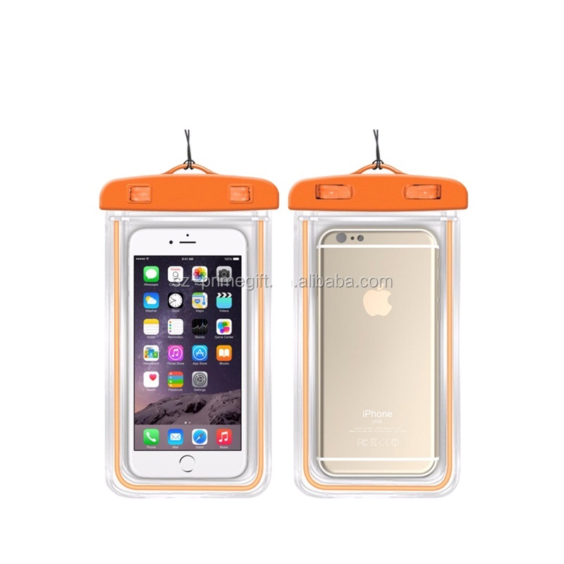 Cheap Price Custom Logo Print Luminous Waterproof Cell Phone Case