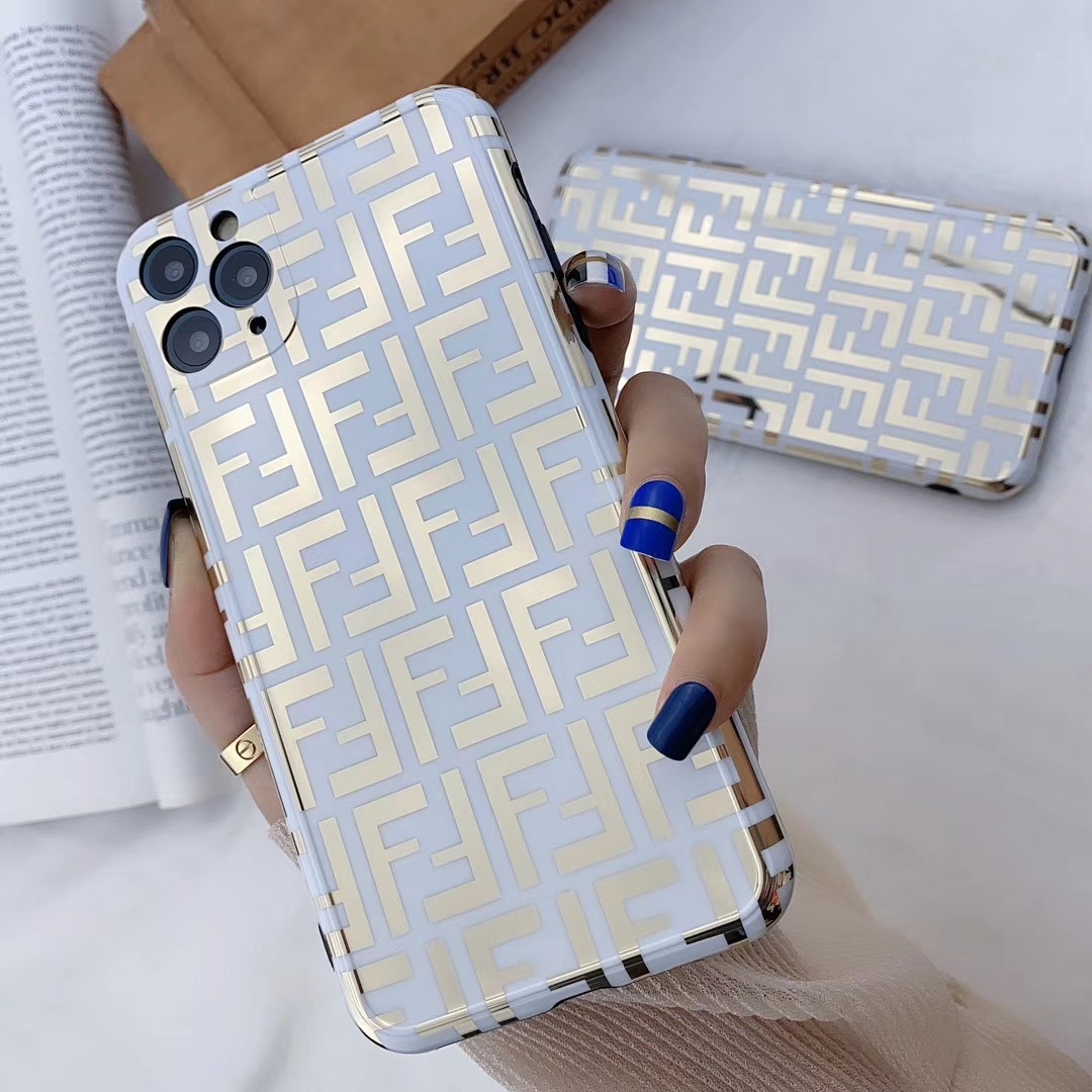 Drop Shipping International tide brand Bronzing Silicone Soft Phone Case For iphone 12 pro max