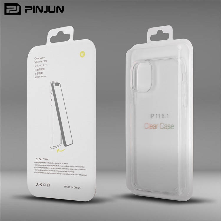 retail packing box mobile phone case for iphone x/xs xr max 11 12 13 pro max air cushion shockproof acrylic clear back cover