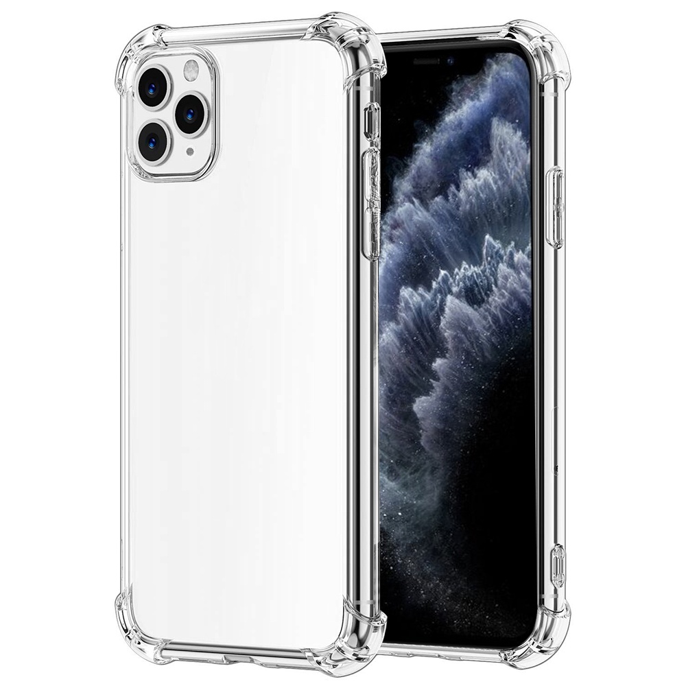 anti-yellowing soft Transparent TPU Case cover Full Protector Rubber Crystal  for iphone 13 pro max Clear Phone Case