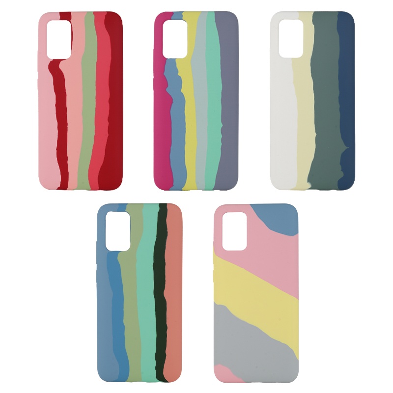 2021 Best quality New design Silicone Phone case for iphone hot sale Rainbow phone case fast delivery factory price