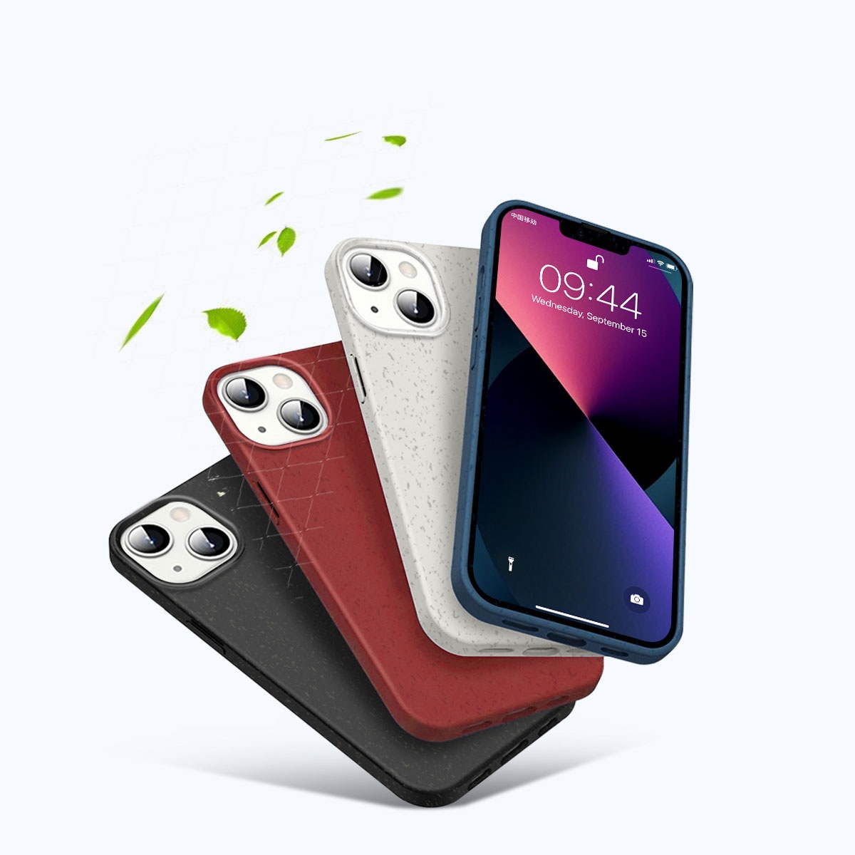 Hot Sale 100% Fully Biodegradable Pla Eco Friendly Color Mobile Phone Case For Iphone 12