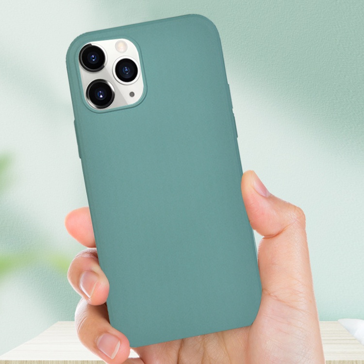 Fashion solid color ultra thin soft rubber silicone tpu protective phone case for iphone x xs xr max 11 12 13 pro max