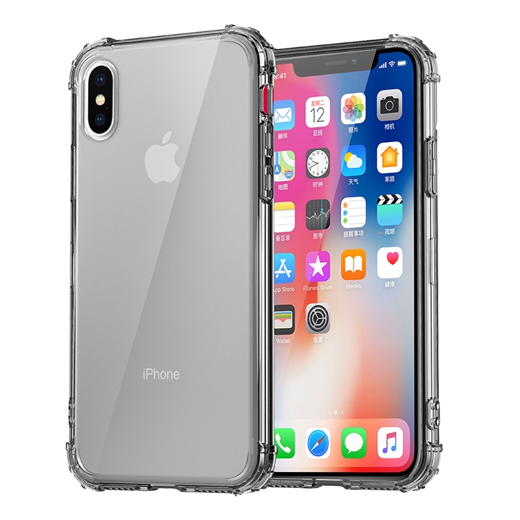 Phone Case And Accessories Ultra Thin Slim Clear Soft TPU Cover For Iphone 12 X XS Max XR Case Support Wireless Charging