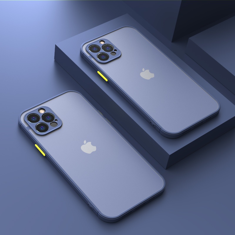 Ultra Thin Matte PC Cell Phone Case For iPhone 12 Pro Max Mini 11 X Back Cover Coque Fundas Para Telefono Mobile Phone Cover