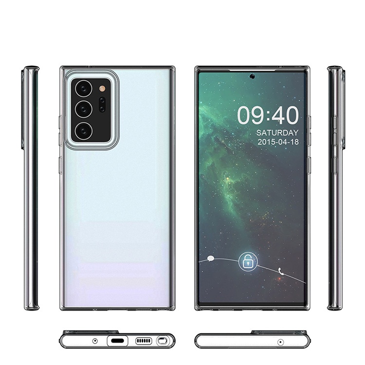 Wholesale Cases for Samsung Galaxy Note 20, Ultra Thin Clear Transparent Soft TPU Phone Case for Note20 20pro Cover