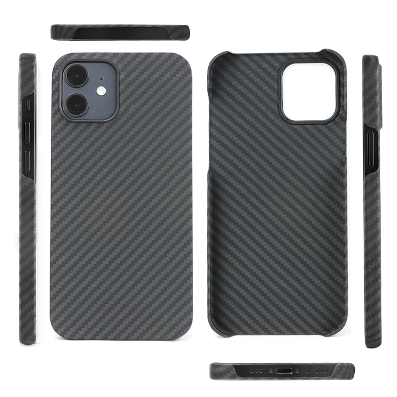 Luxury Slim Ultra Thin Shockproof Real Carbon Fiber Magnets Phone Case For Apple iPhone 12 11 pro pro Max Aramid Case