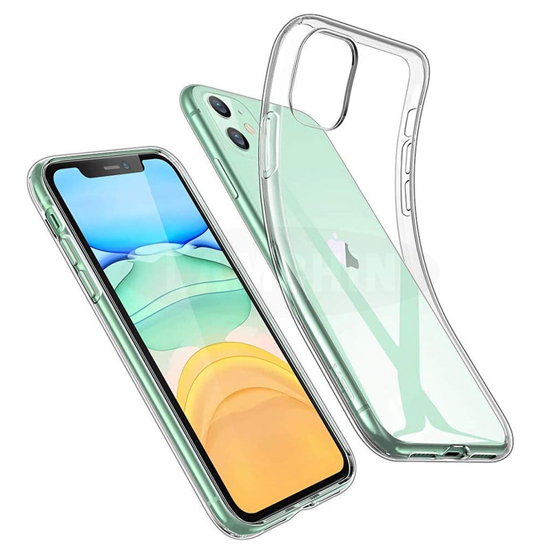 For IPhone Case 2020 New Shockproof Ultra Thin Transparent Soft Silicone Phone Case Cover for IPhone