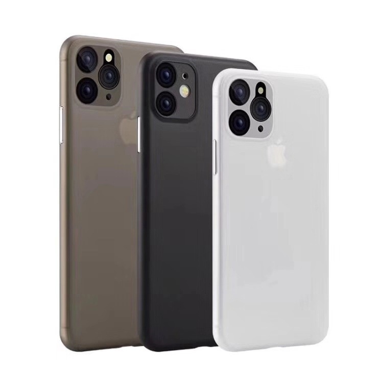 Frosted Phone Case Matte PP For iPhone 11 Ultra Thin PP Silicon Case Protective Back Cover For iPhone 12 pro Case Frosted