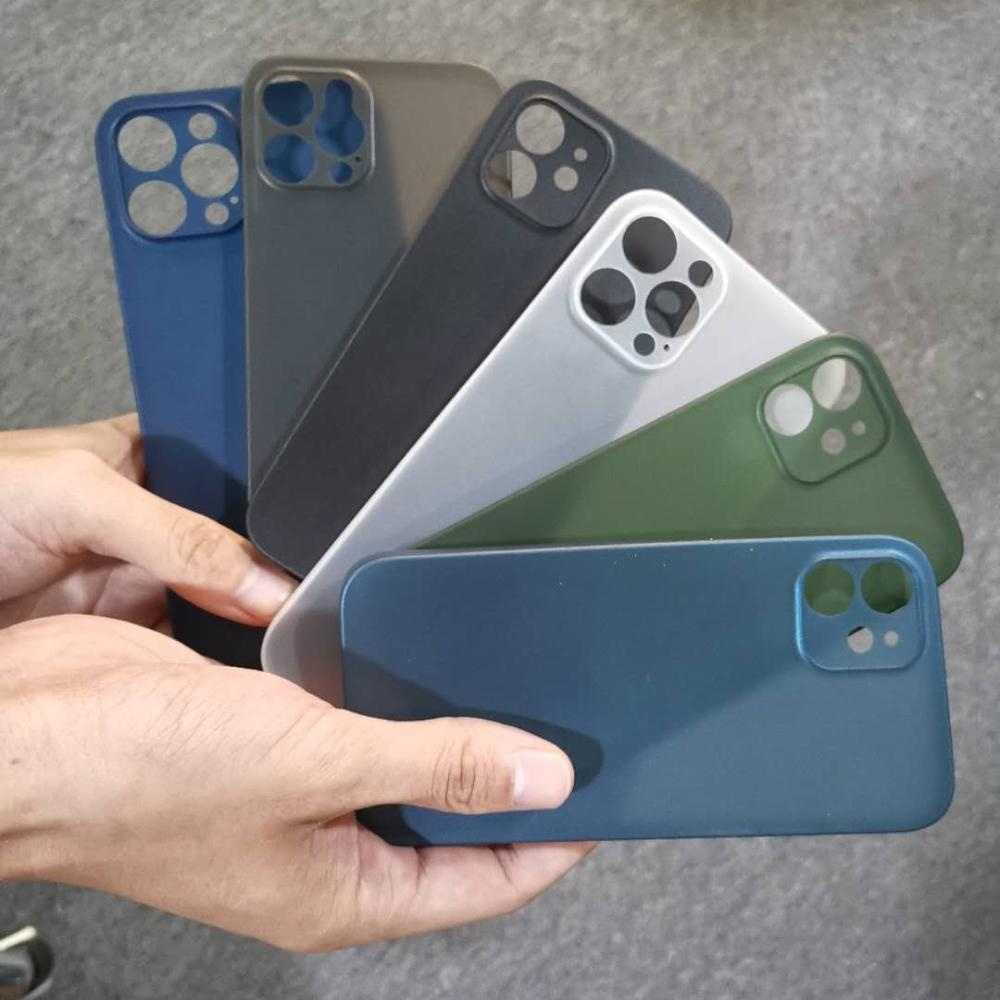 2020 New Ultra Thin Cell Phone Case for iPhone Protective Lens Cover Matte PP Transparent Soft Case for iPhone 12