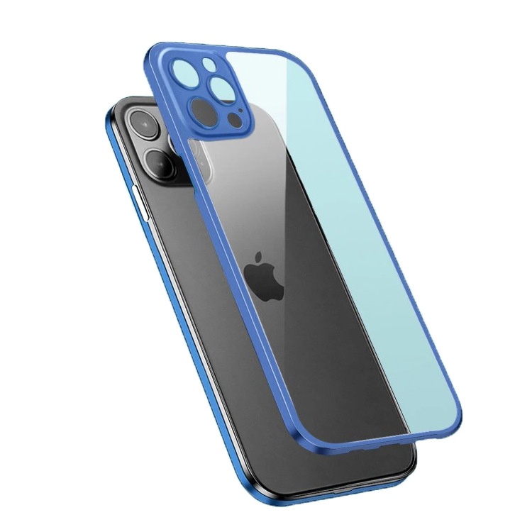 For iPhone 13 Pro Max iPhone13 Mini 360 Full Protection Clear Phone Case Ultra Thin Double Sided Glass Camera Protection Shell