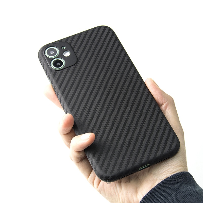 Slim Ultra Thin Lightweight Phone Case for iPhone 12 Pro Max Carbon Fiber Back Cover for iPhone 11 Case Carbon