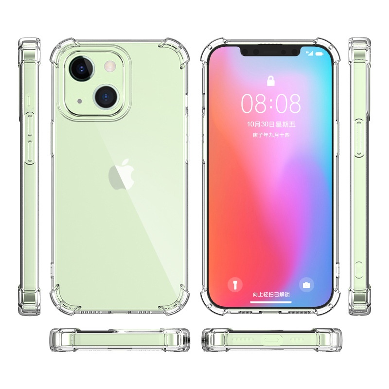 For iPhone 13 Pro Max 13Pro Mini iPhone13 Cover Phone Cases iPhone13Pro 13Mini Ultra Thin Square Classic Soft TPU Case