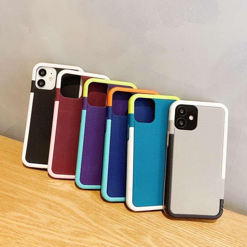 Double Color Case For iPhone 12 Case Shockproof TPU Phone Covers For iPhone 12 11 Pro XS Max XR 7 8 Plus Luxury Case For iPhone