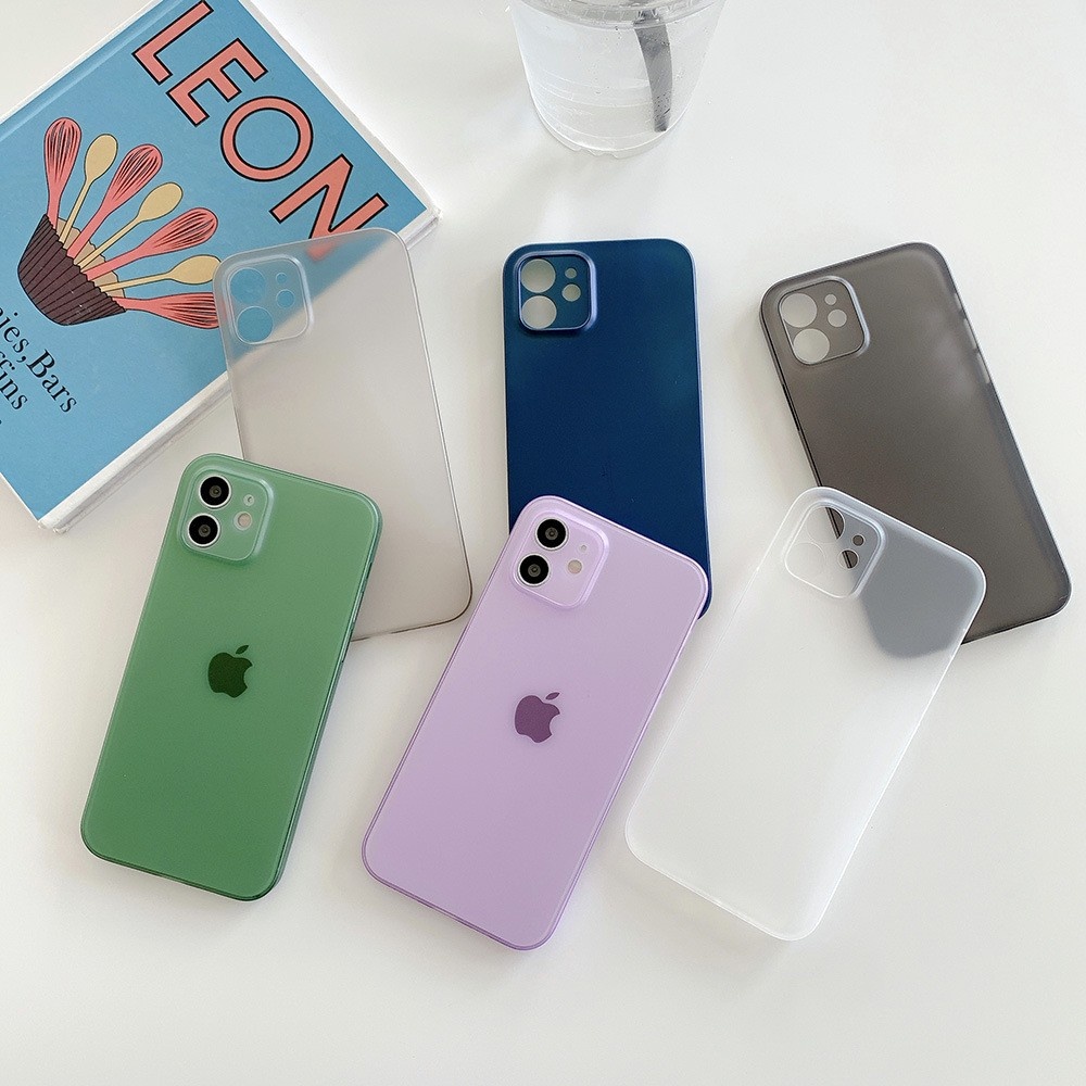 Super Thin Frosted phone case for iphone 13/12promax full protection camera phone case