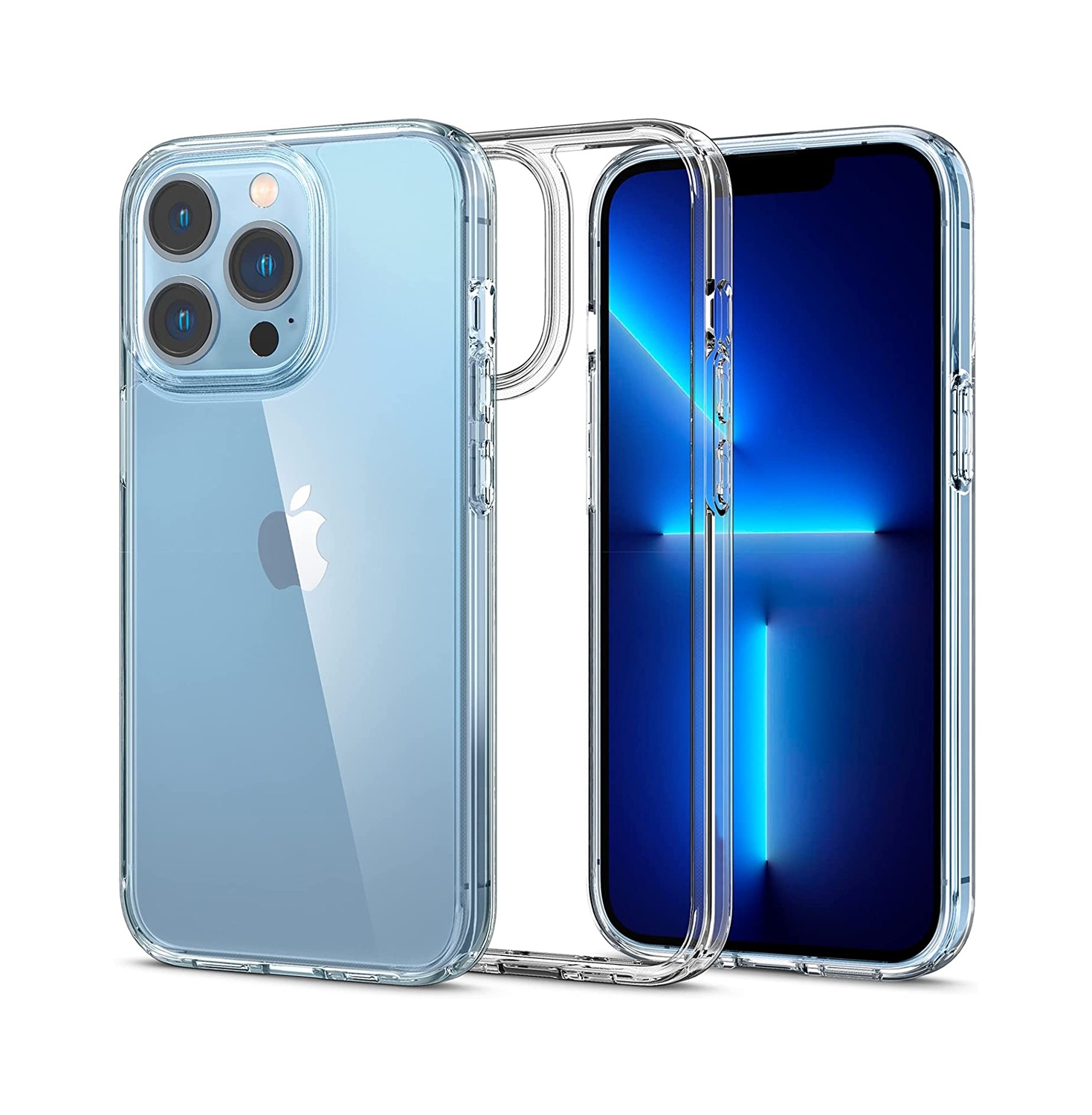 Crystal Clear Case Compatible with Phone13 Pro Case, Protective Shockproof Slim Thin Phone Case