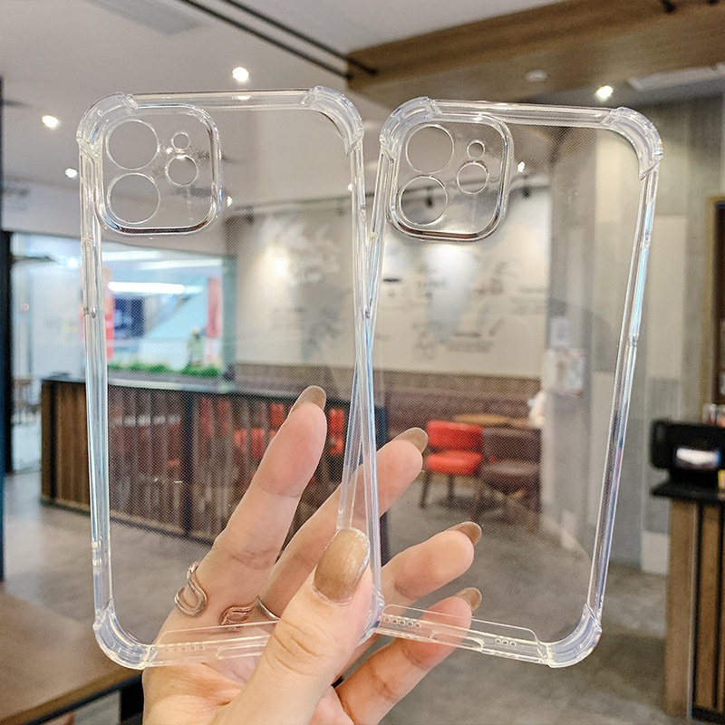 Ultra Thin Clear Case For iPhone 13 case Pro Max Soft TPU Silicone Back Phone Cover  mobile phone bags & cases