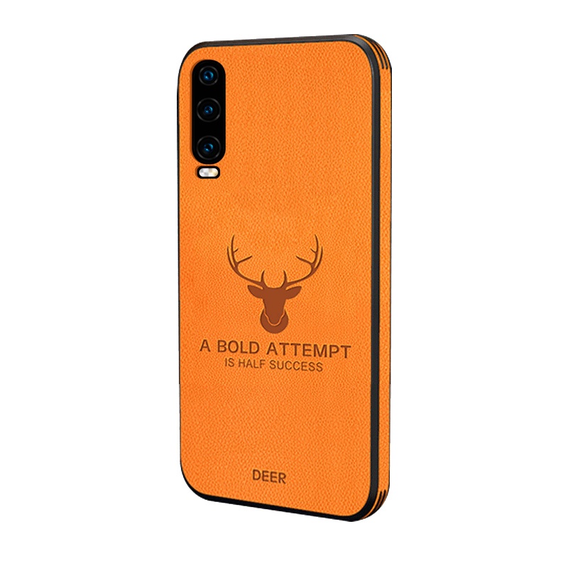It is suitable for Huawei P30 ultra-thin protective case with exquisite leather pattern mobile phone case