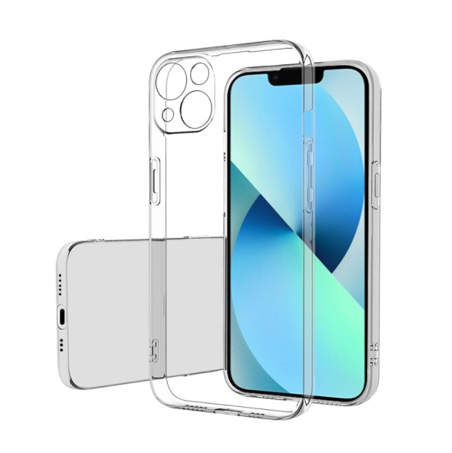 Clear Ultra Thin 1.5mm Soft TPU Case For iphone X Xr Xs max for iphone 13 12 pro max Transparent Phone Case mobile covers