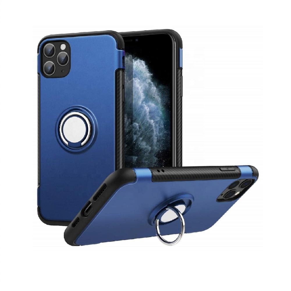 MoKo Ultra Thin Anti-scratch Hard Ring Holder Phone Case For Iphone 11 Pro Max 6.5 inch 2019