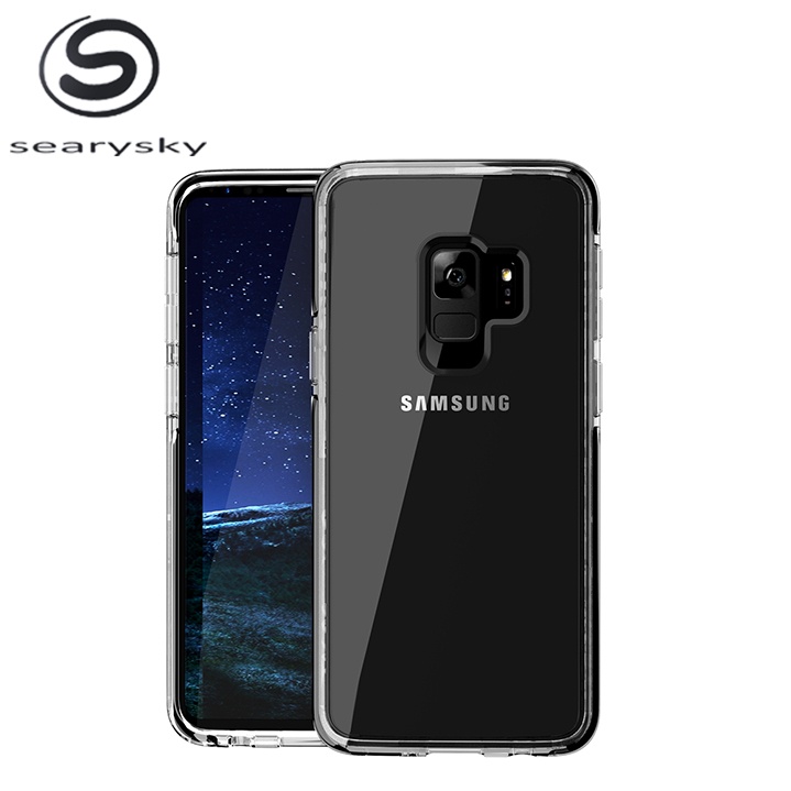 Wholesale manufactured simple stripe Ultra thin clear Shockproof soft cover case for samsung Mobile phone