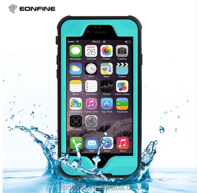 Ultra Thin Soft TPU PC Shockproof Waterproof Protective Phone Case for iPhone 6 plus 360 Full Cover Case