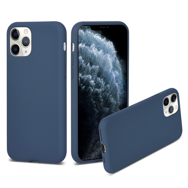Matte Soft PC Liquid silicone Shockproof Phone Coque Cover Pro Max for Iphone 11 pro Case
